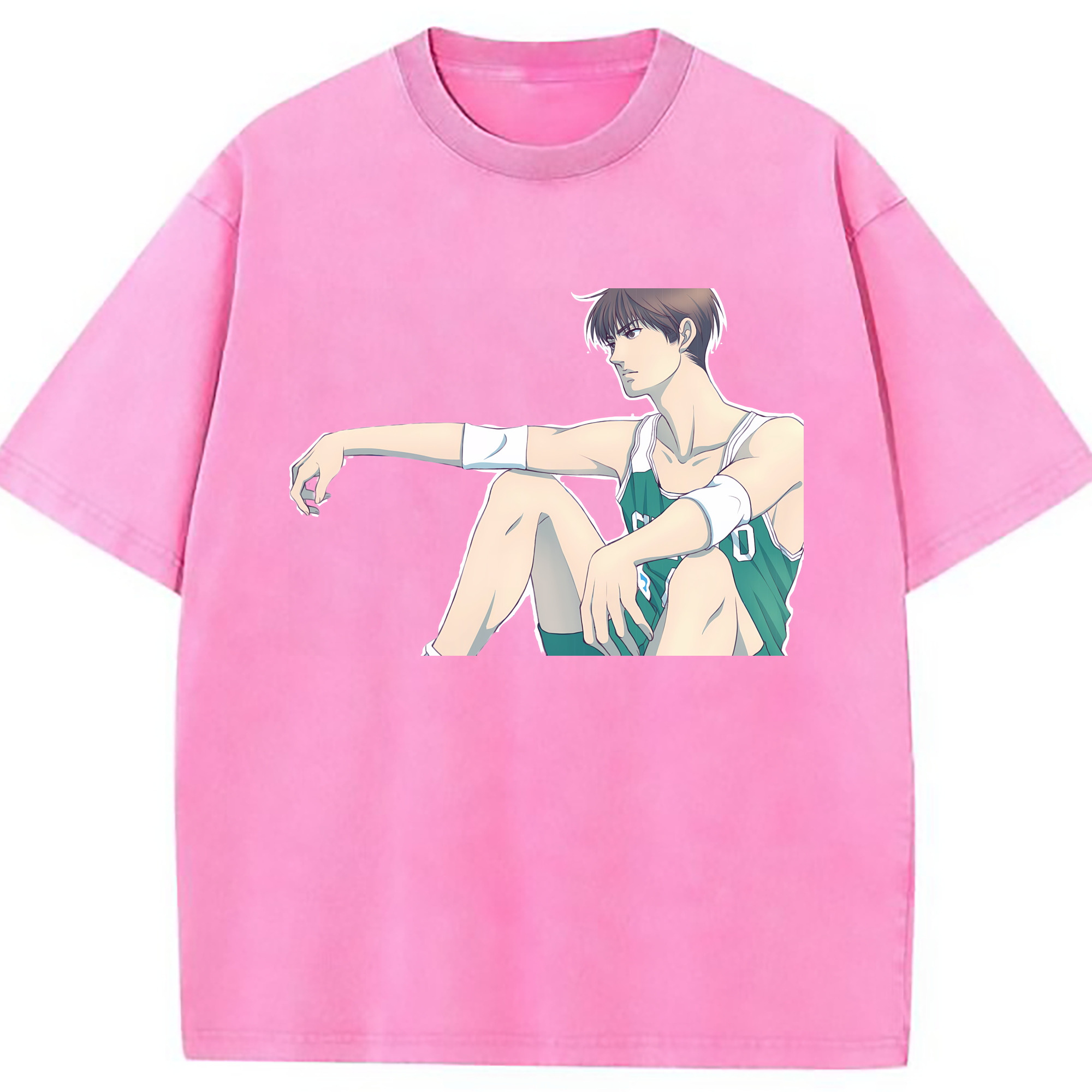 （画像用） SLAM DUNK／スラムダンク 綿100% ヴィンテージ風 半袖Tシャツ（フロントプリント）